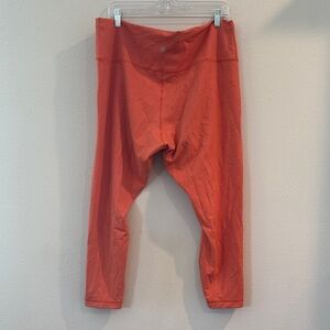 lululemon athletica Neon Coral Orange High-Rise Leggings